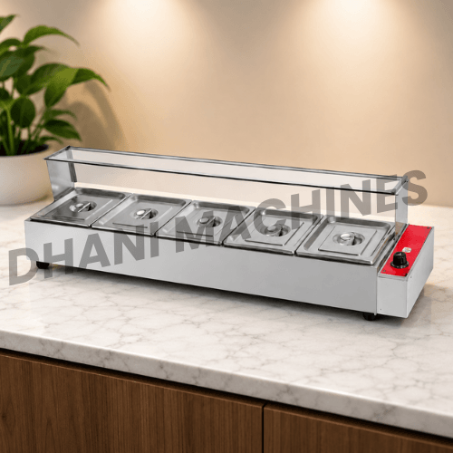 88 Bain Marie With Glass 5 Pan - Image 1